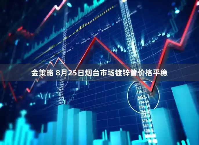 金策略 8月25日烟台市场镀锌管价格平稳