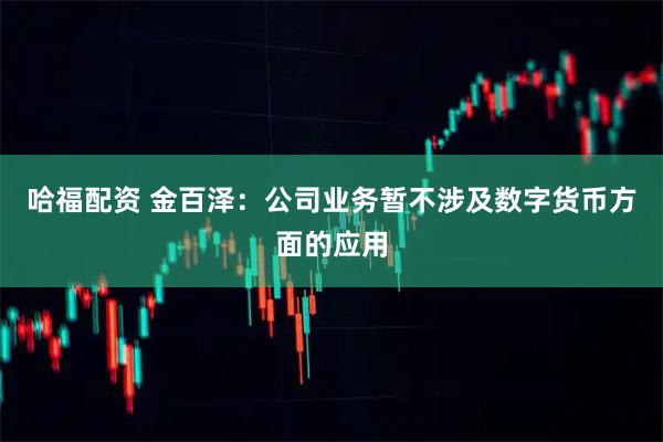 哈福配资 金百泽：公司业务暂不涉及数字货币方面的应用